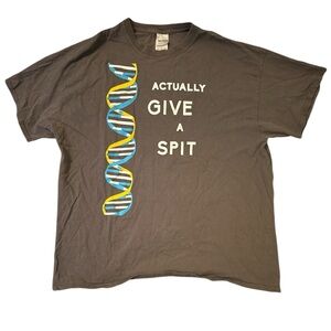 Gildan Gray Tee with DNA Graphic